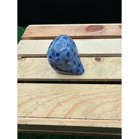 Vintage Tonalá Mexican Folk Art Owl-Hand-Painted Ceramic Pottery, 3.5" - Picture 7 of 9